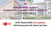 KCET Result 2026 Live Updates: KEA S