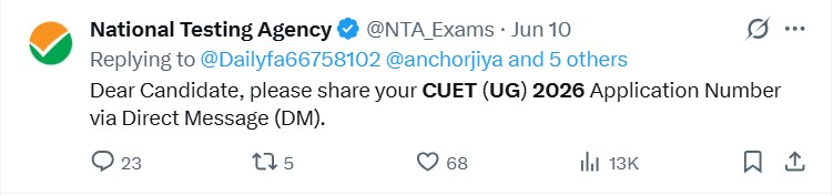 CUET Answer Key 2026 Issue