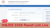 WBJEE 2026 Result (TODAY) LIVE: Down