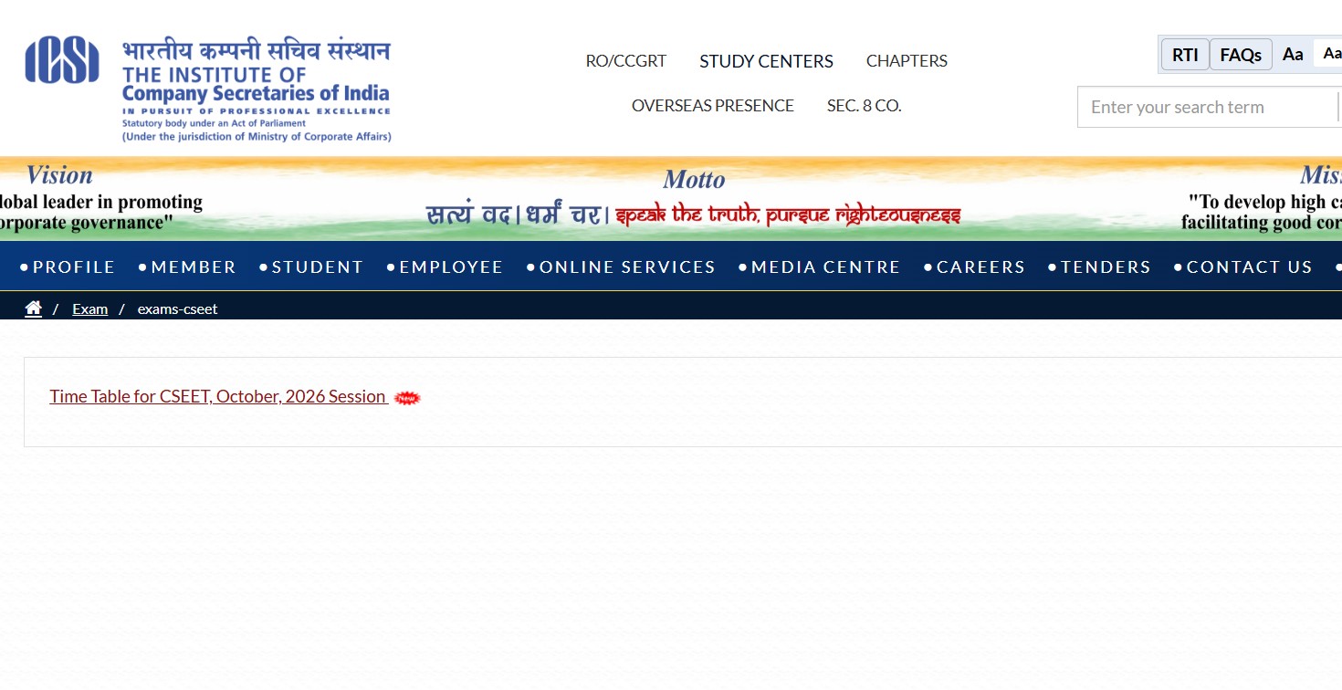 CSEET Exam