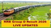 RRB Group D 2026 Result Soon Live up