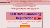 IISER Counselling 2026 Registration 