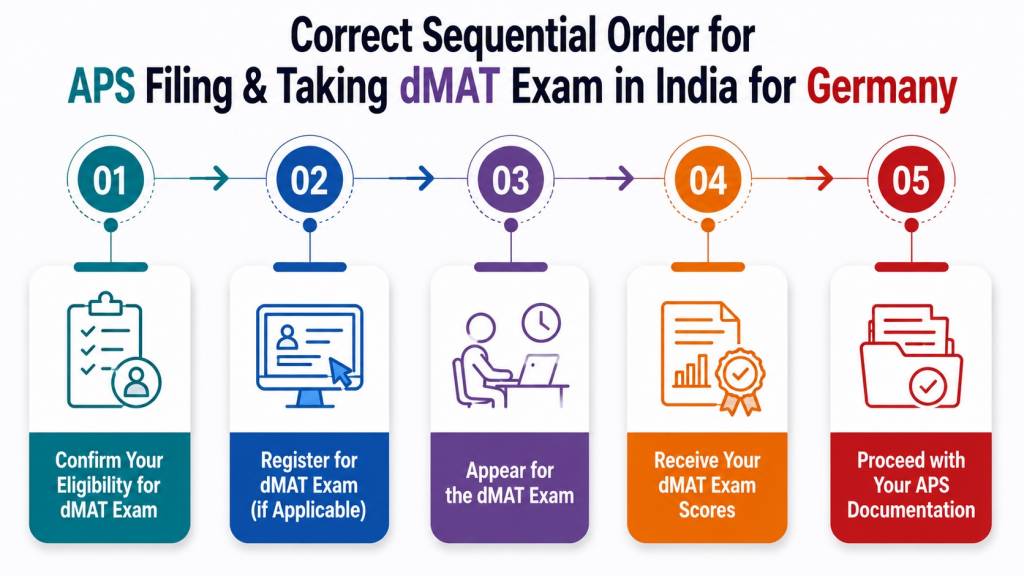 order of aps with dmat scores