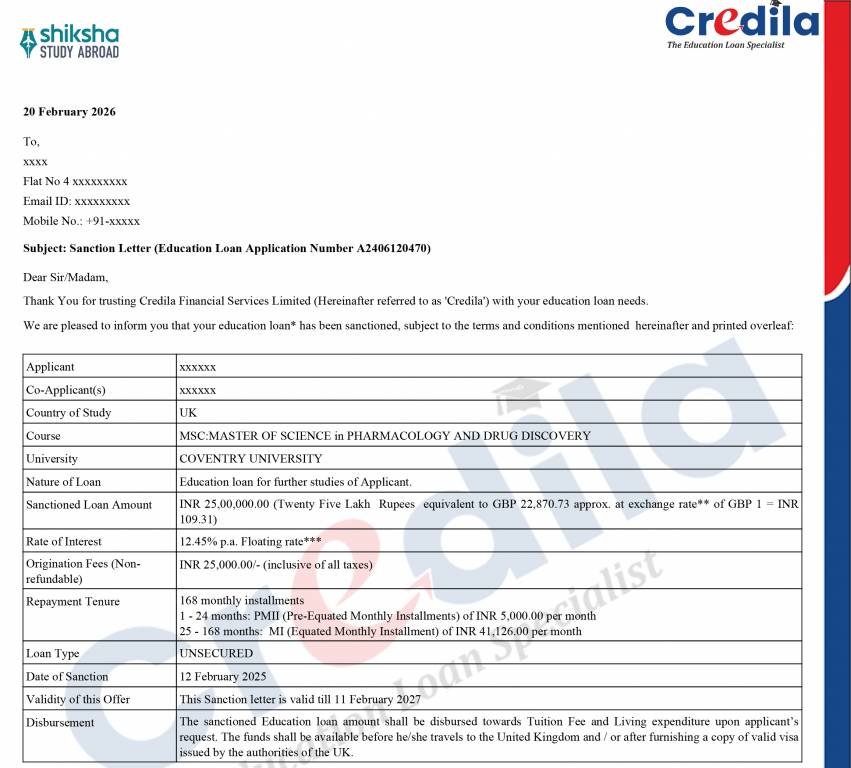 ed loan letter