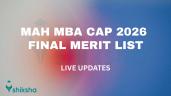 MAH CET Final Merit List 2026 Live U