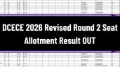 DCECE 2026 Round 2 Seat Allotment Re