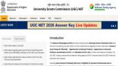 UGC NET 2026 Answer Key Shortly Live