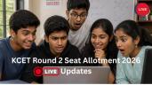 KCET Round 2 Seat Allotment 2026 Liv