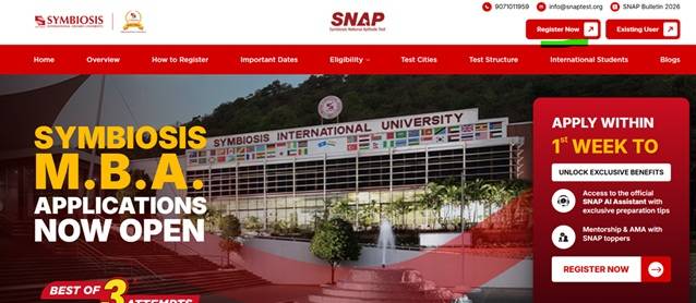SNAP 2026 registration