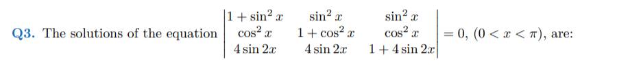 JEE Main matrices question 2027