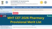 MHT CET Provisional Merit List 2026