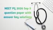 NEET PG 2026 Sep 5 question paper wi