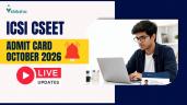CSEET Admit Card October 2026 Live: 