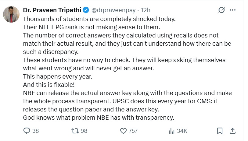 NEET PG result 2026
