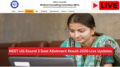 NEET UG Round 3 Seat Allotment Resul