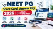 NEET PG 2026 Score card, Answer Key