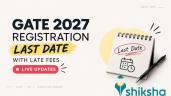 GATE 2027 Registration Last Date wit