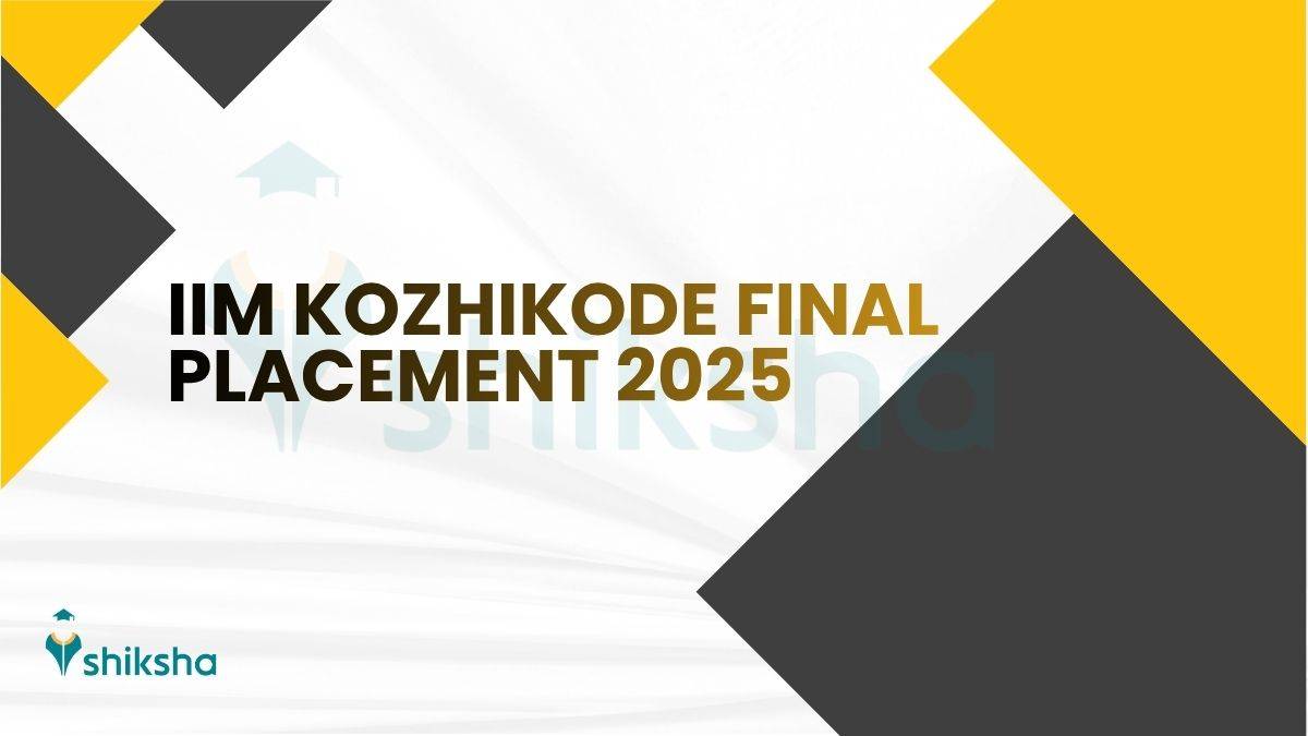IIM Kozhikode Final Placement 2025