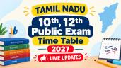 10th, 12th Public Exam Time Table 20