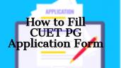 How to Fill CUET PG 2027 Application