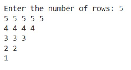 Pattern Programs in Python - Shiksha Online
